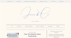 Desktop Screenshot of jamieandco.com